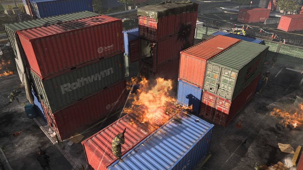 modern warfare shipment fire