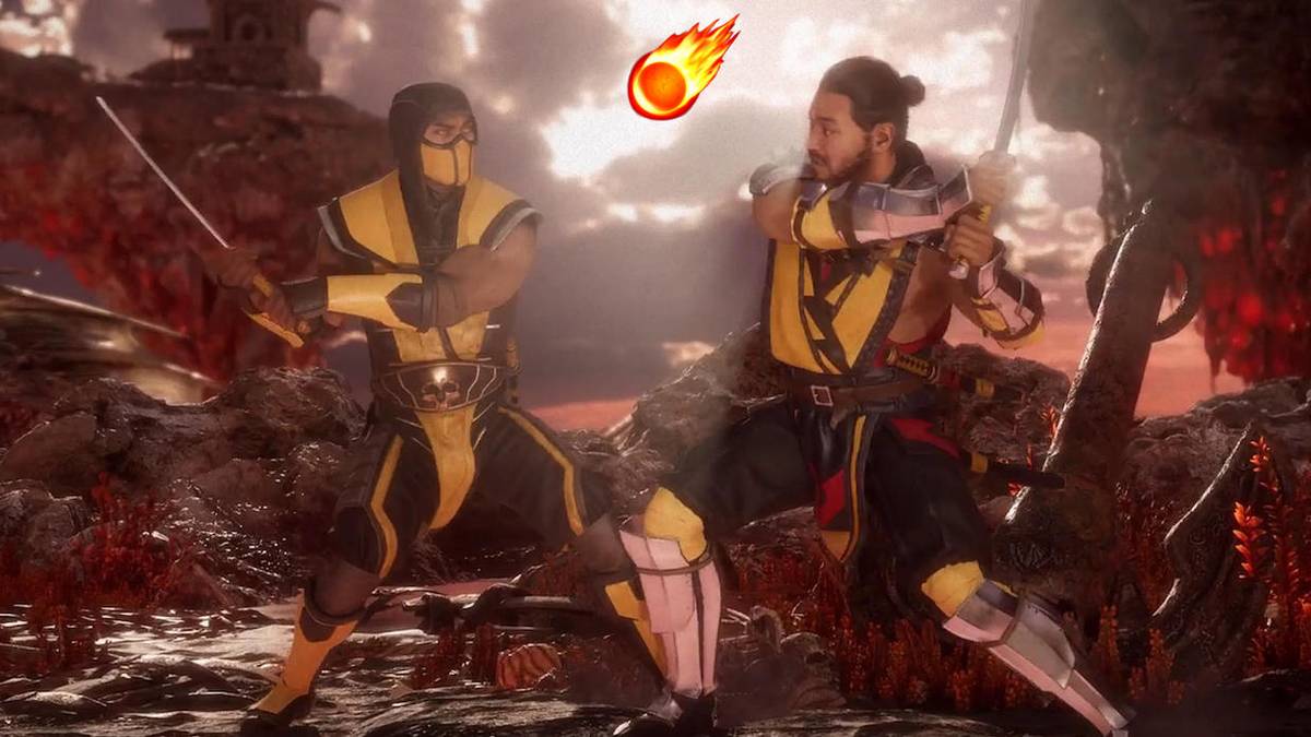 scorpion fight with meteor