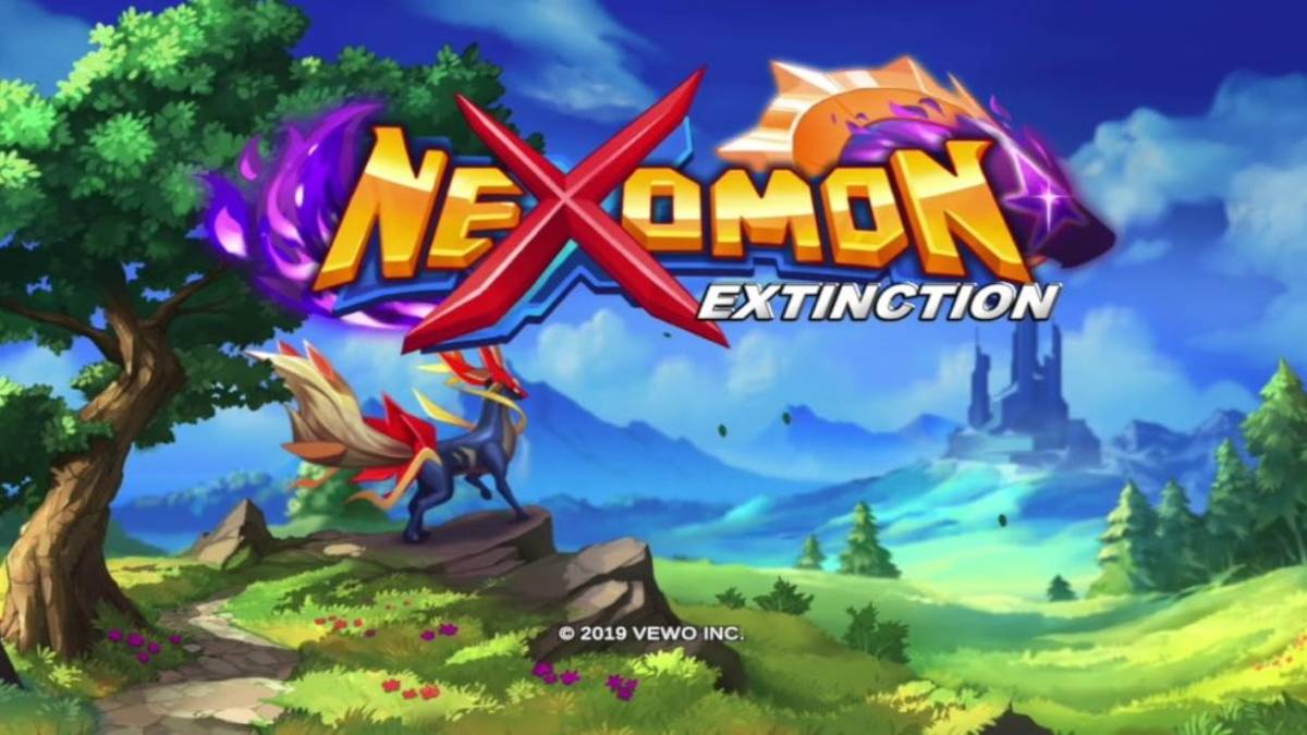 nexomon extinction title screen
