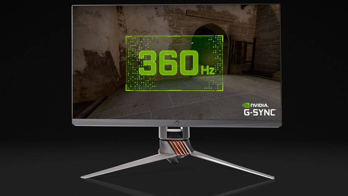 nvidia 360hz asus rog display