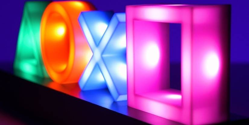 playstation button symbols lights