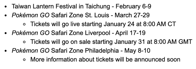 pokemon go events 2020