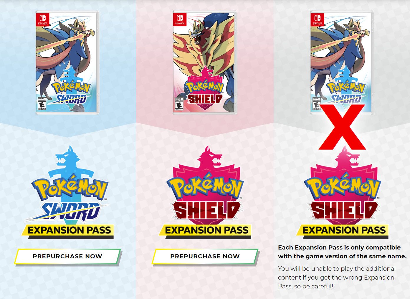 pokemon sword and shield expansion pass warning