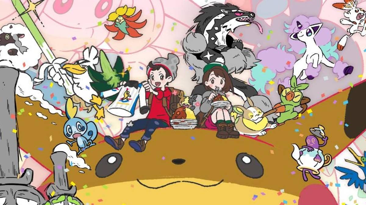 pokemon sw/sh official art