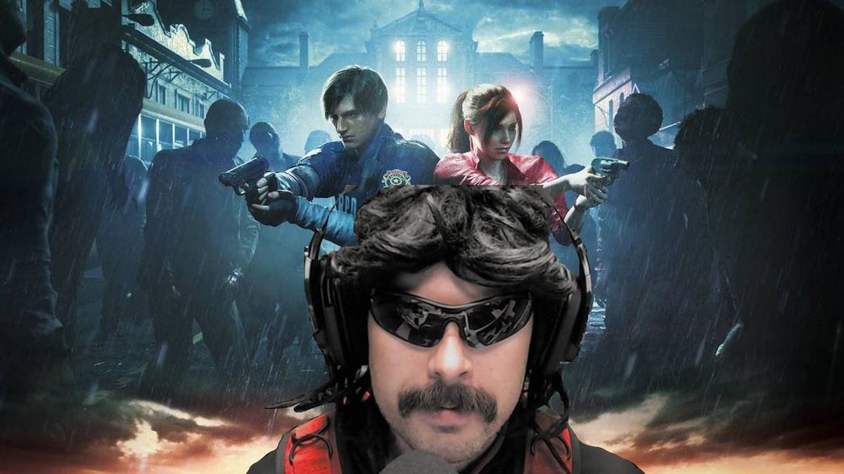 dr disrespect in resident evil 2 remake