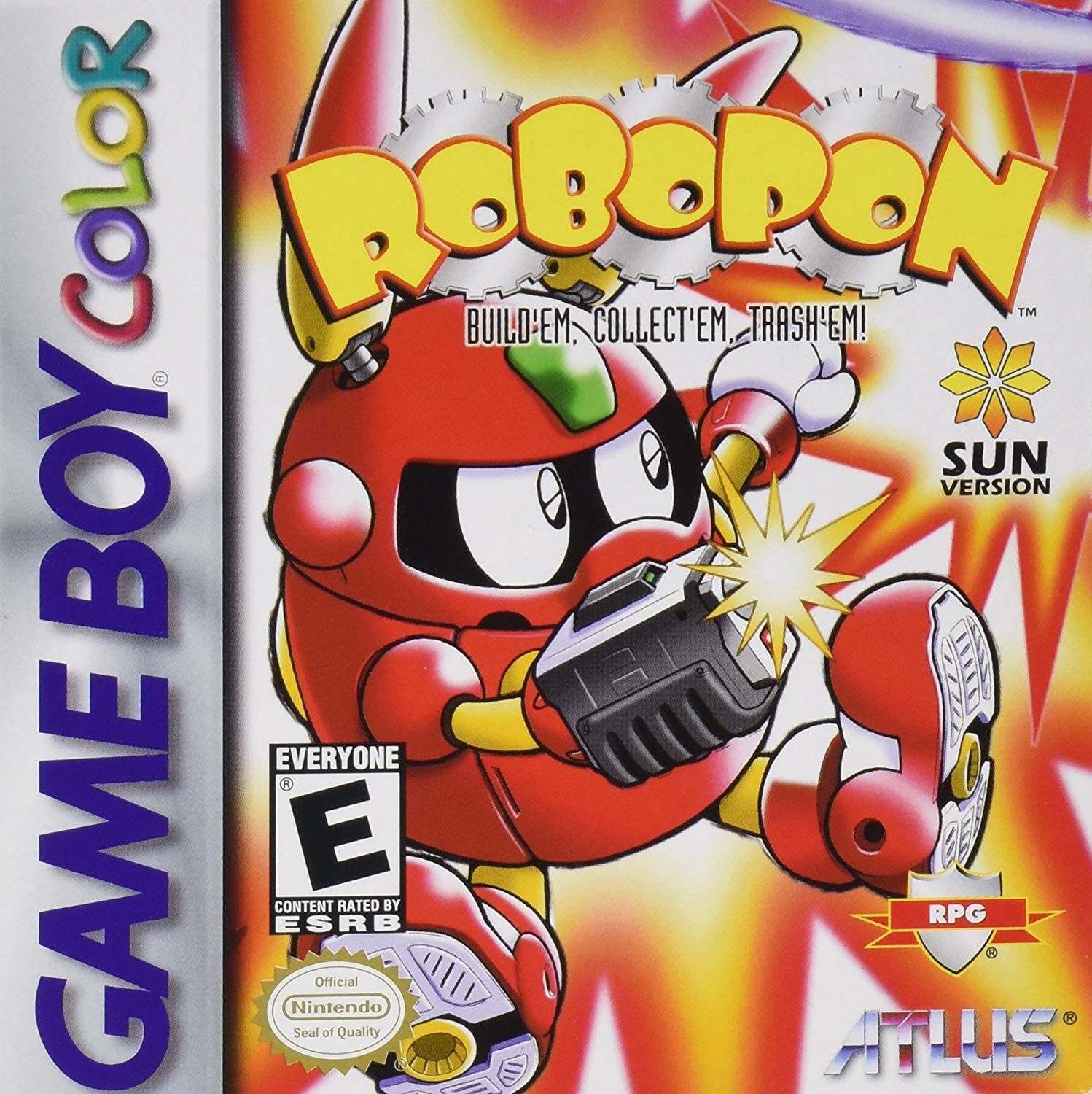 robopon box art for the game boy color
