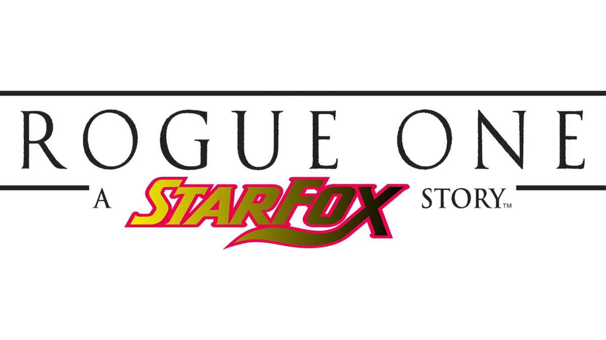 Rogue One logo with Star Fox instead of Star Wars