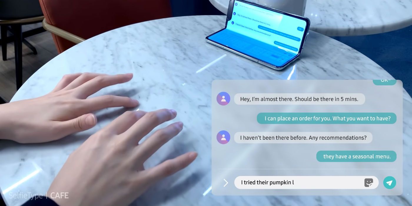 Samsung Announces Invisible Keyboard at CES 2020