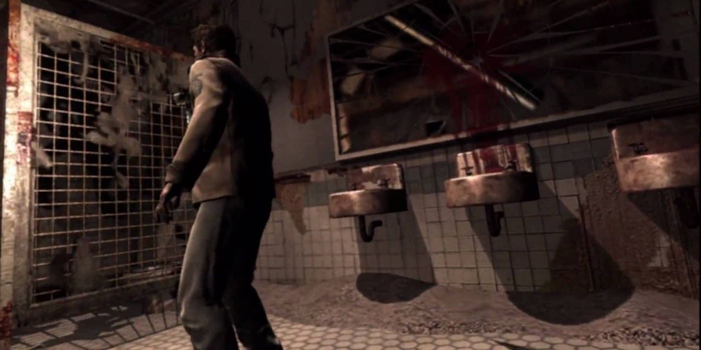 silent hill homecoming game play bathroom