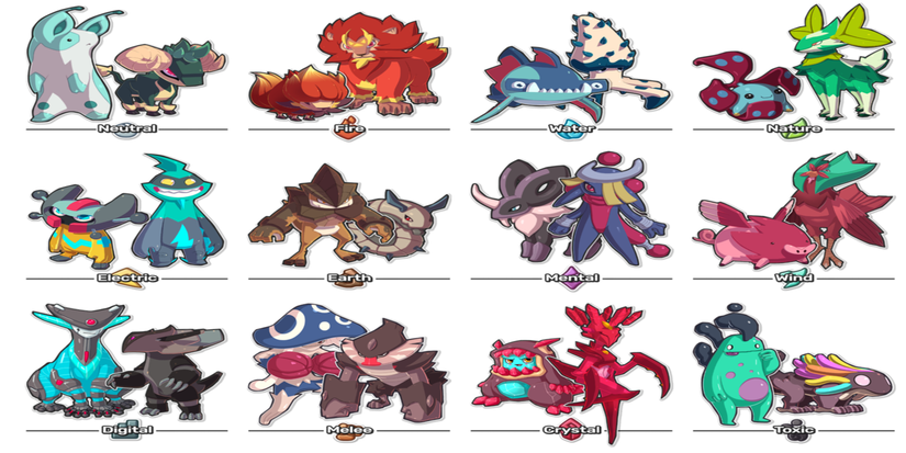 temtem breeding evolutions