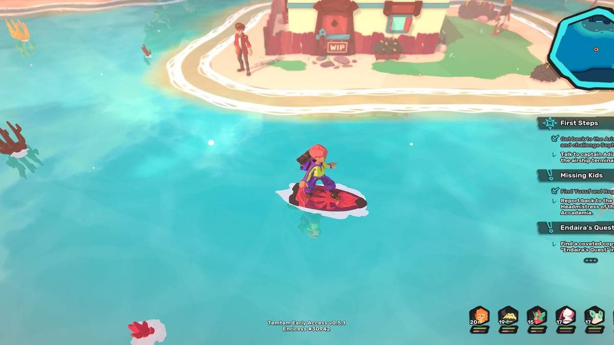 temtem surf swim