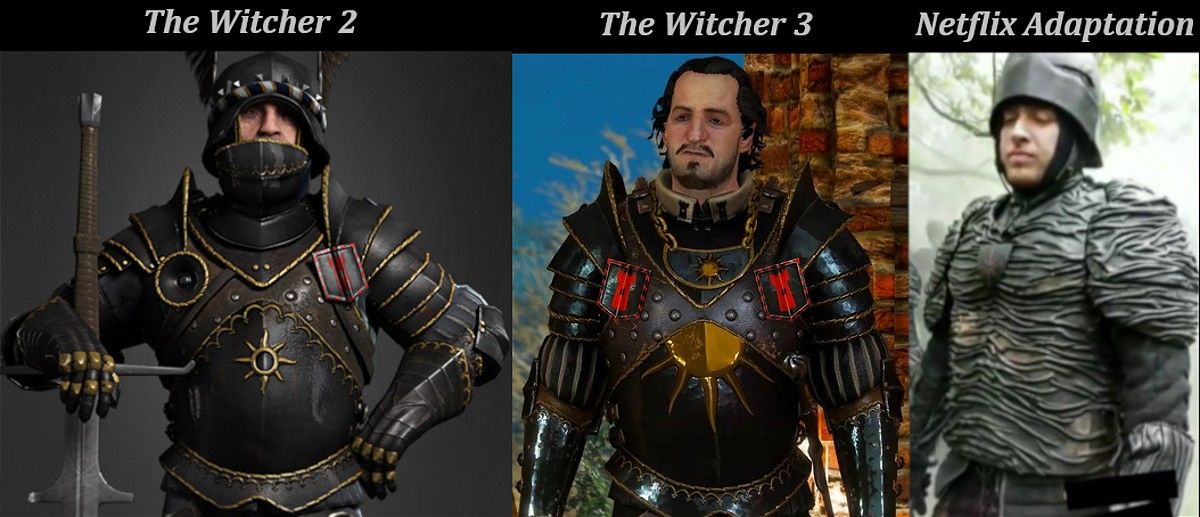 the witcher nilfgaard armor comparison