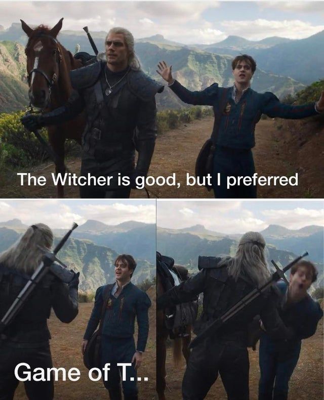 the witcher vs game of thrones
