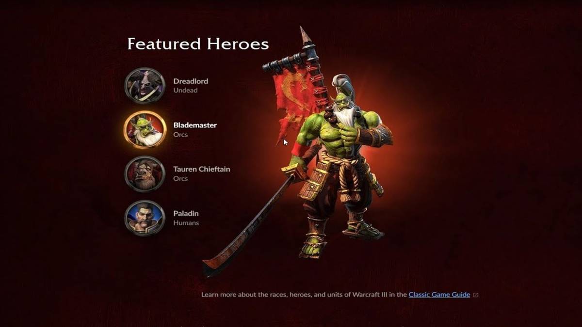 warcraft 3 reforged blademaster orc how to basic