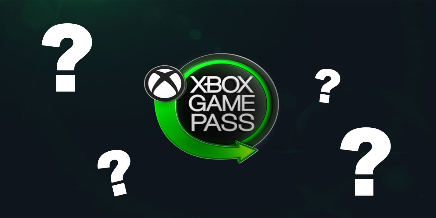 Xbox Game Pass logo with question marks