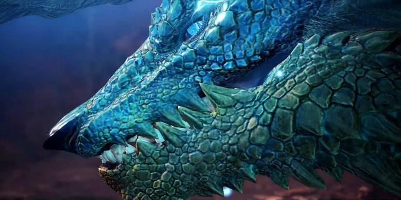 Zinogre's face close up