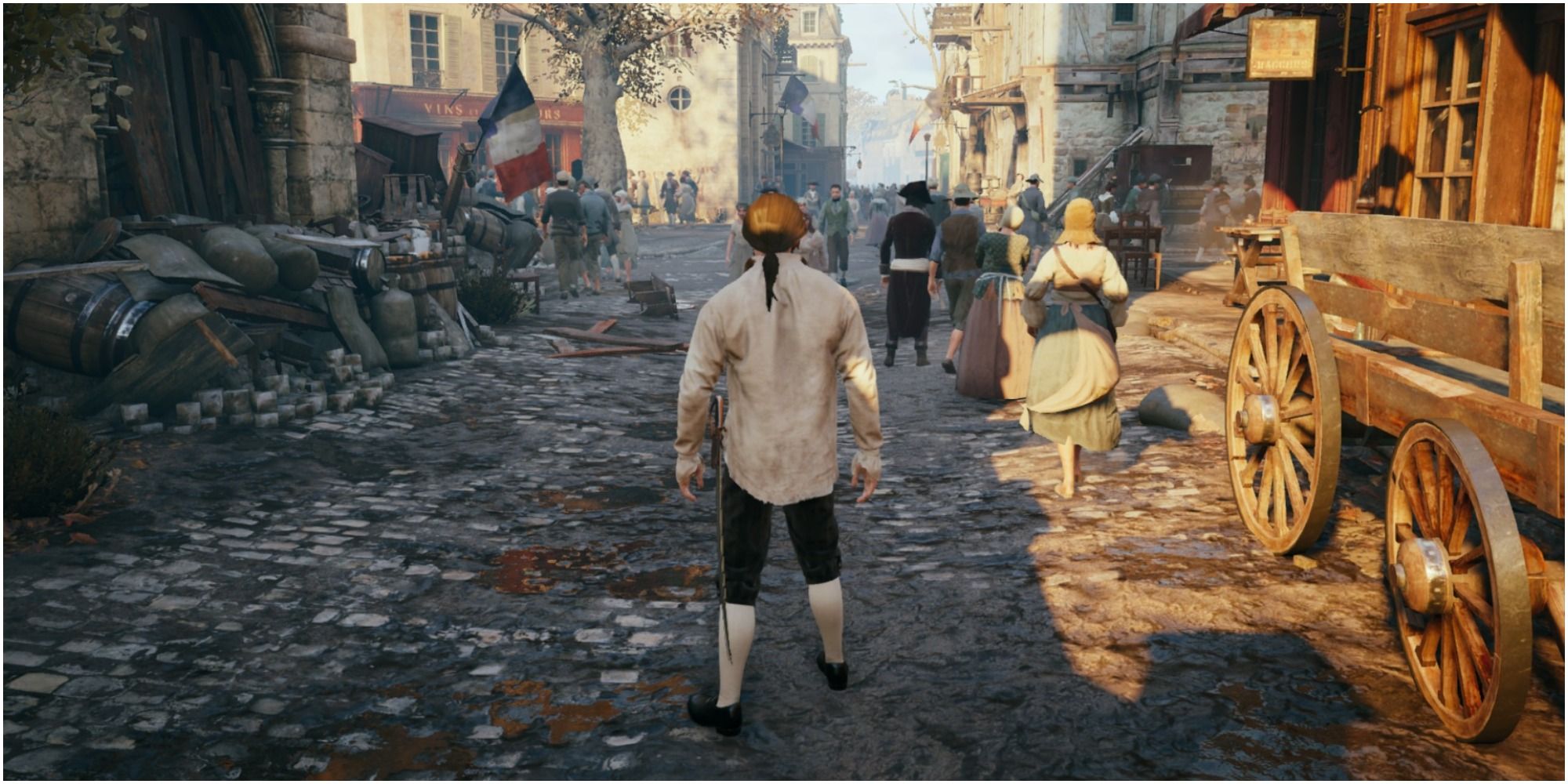 Exploring the streets of Paris as Arno