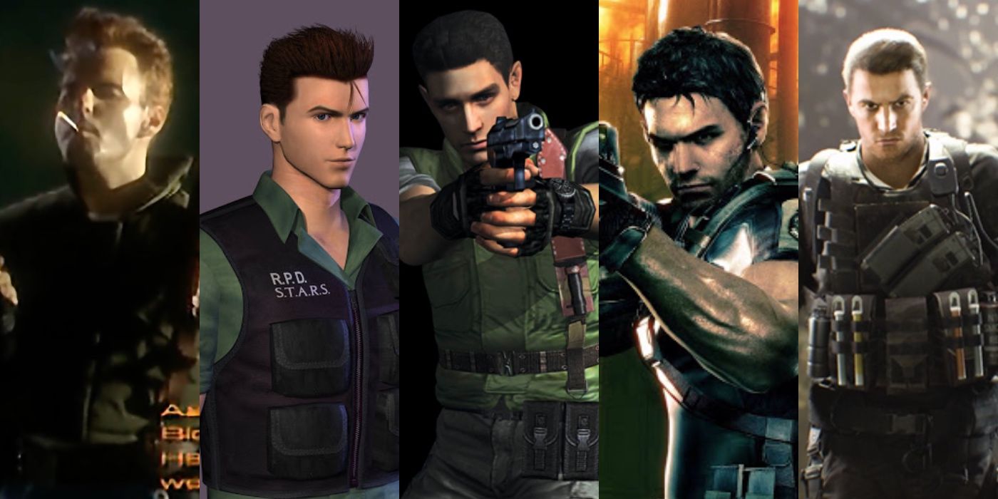every Chris Redfield redesign