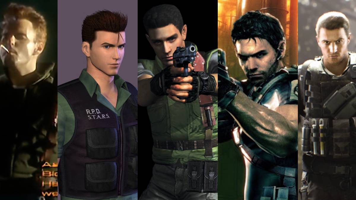 every Chris Redfield redesign
