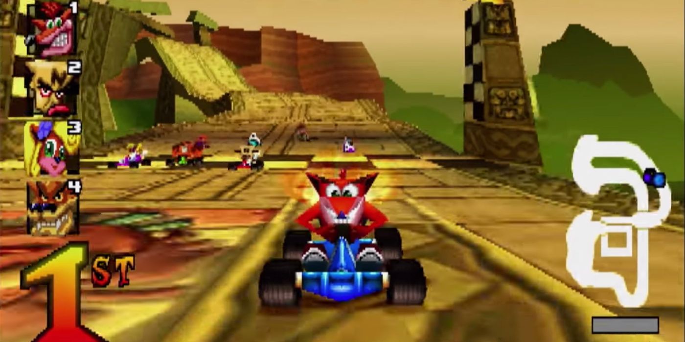 Crash team racing PS1 game
