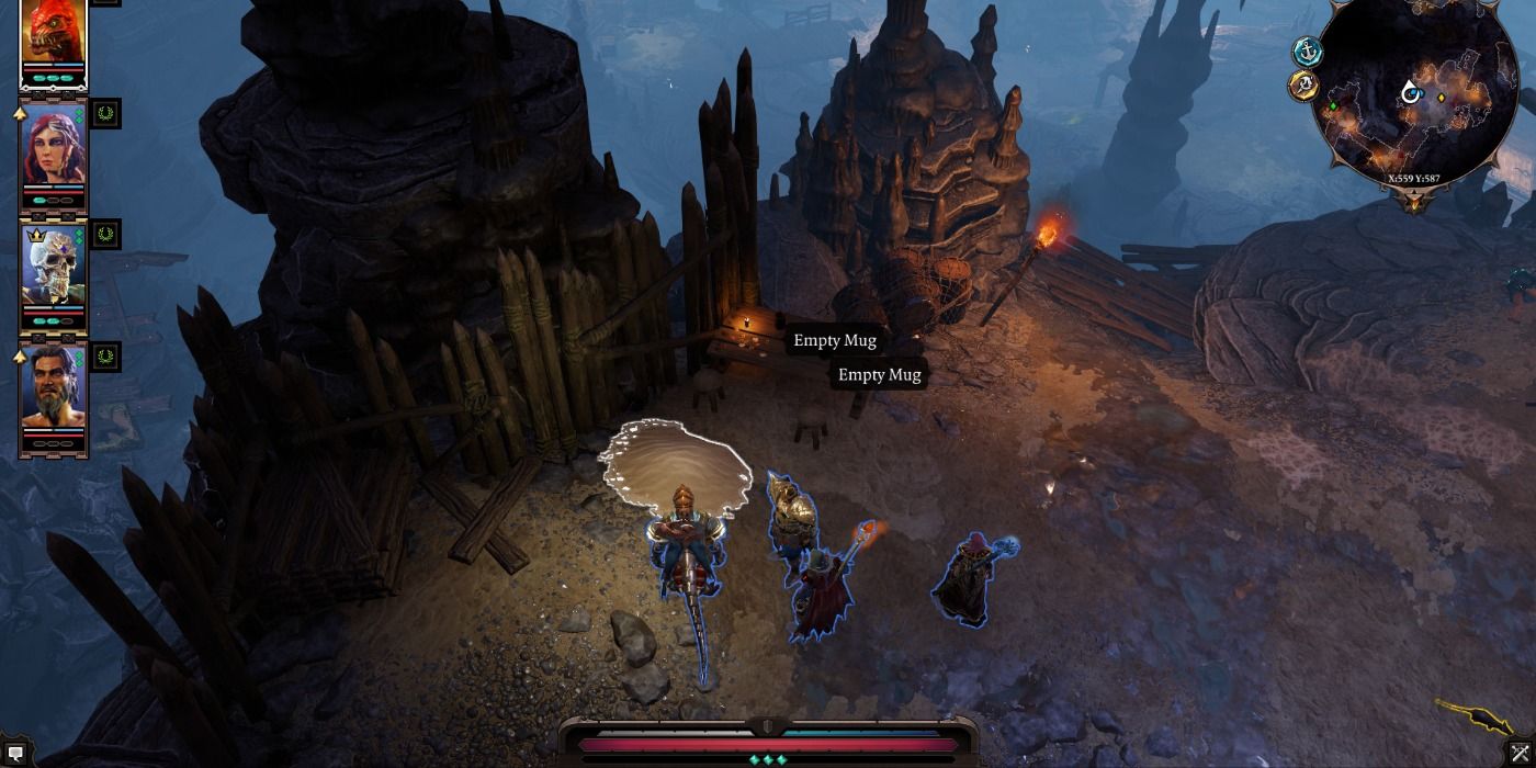 image of a character using Wits in Divinity: Original Sin II