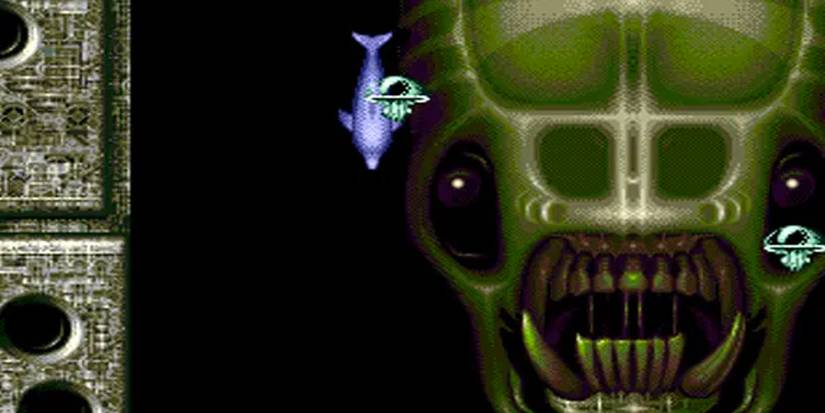 Boss fight in Ecco The Dolphin