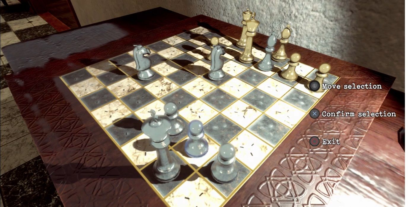 Chessboard puzzle from Dawn of Fear