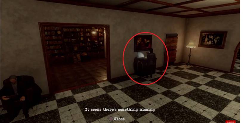 Location of the chessboard in Dawn of Fear