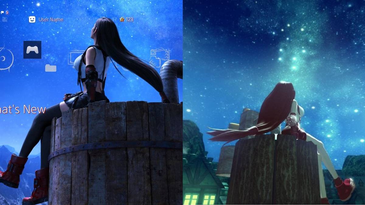 The New Dynamic FF7 Theme is a recreation of the iconic watertower scene