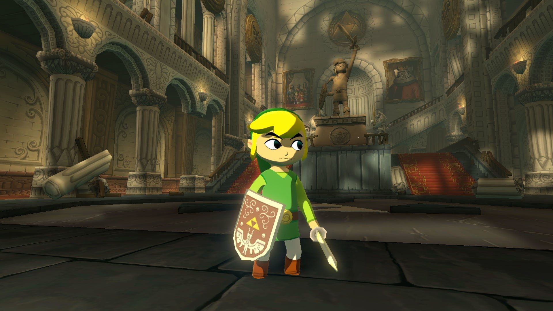 legend of zelda wind waker hyrule castle