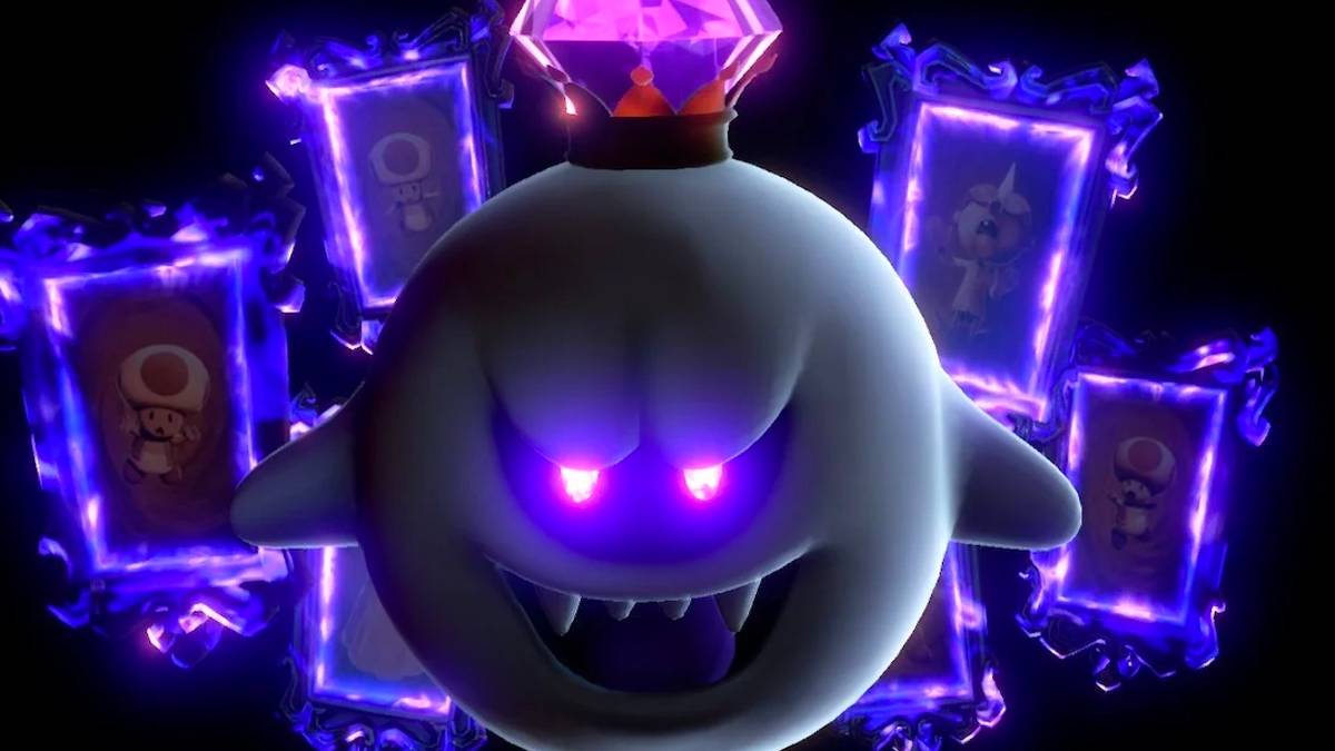 Luigi's Mansion 3 - King Boo with paintings