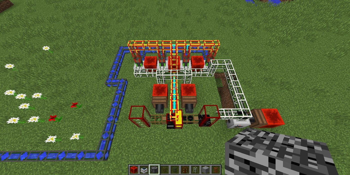 Minecraft BuildCraft expanded Redstone machinery
