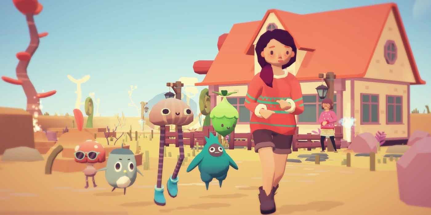Leaving the farm with your creatures in Ooblets