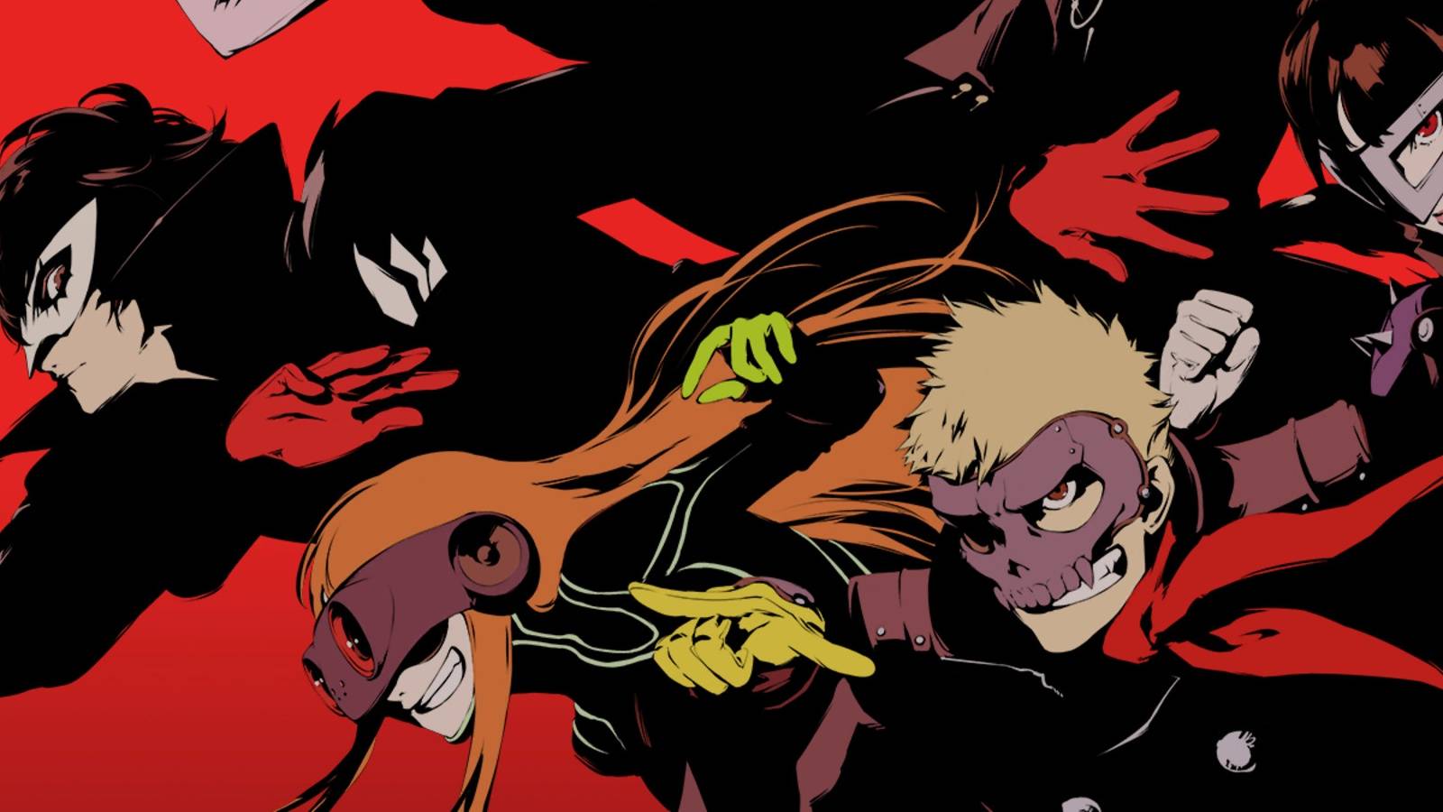 Persona 5 Joker Ryuji Futaba Makoto