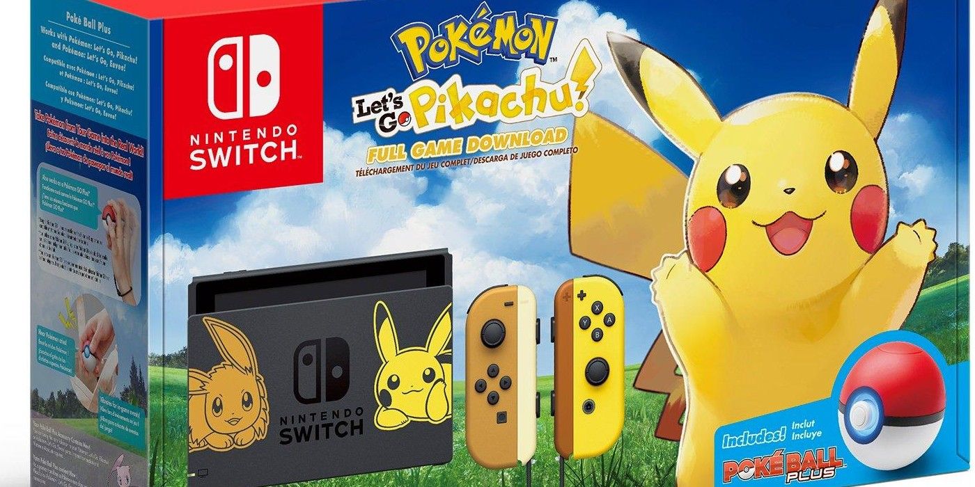 Pokemon: Let's Go, Pikachu!/Eevee! Bundles Switch Console