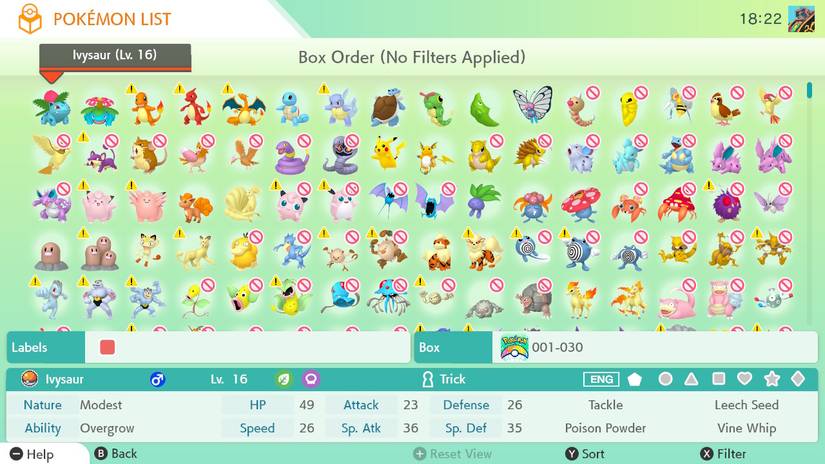 pokemon home living pokedex