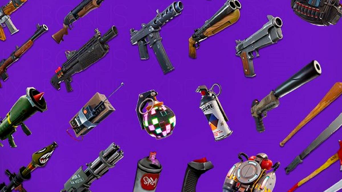 fortnite weapons