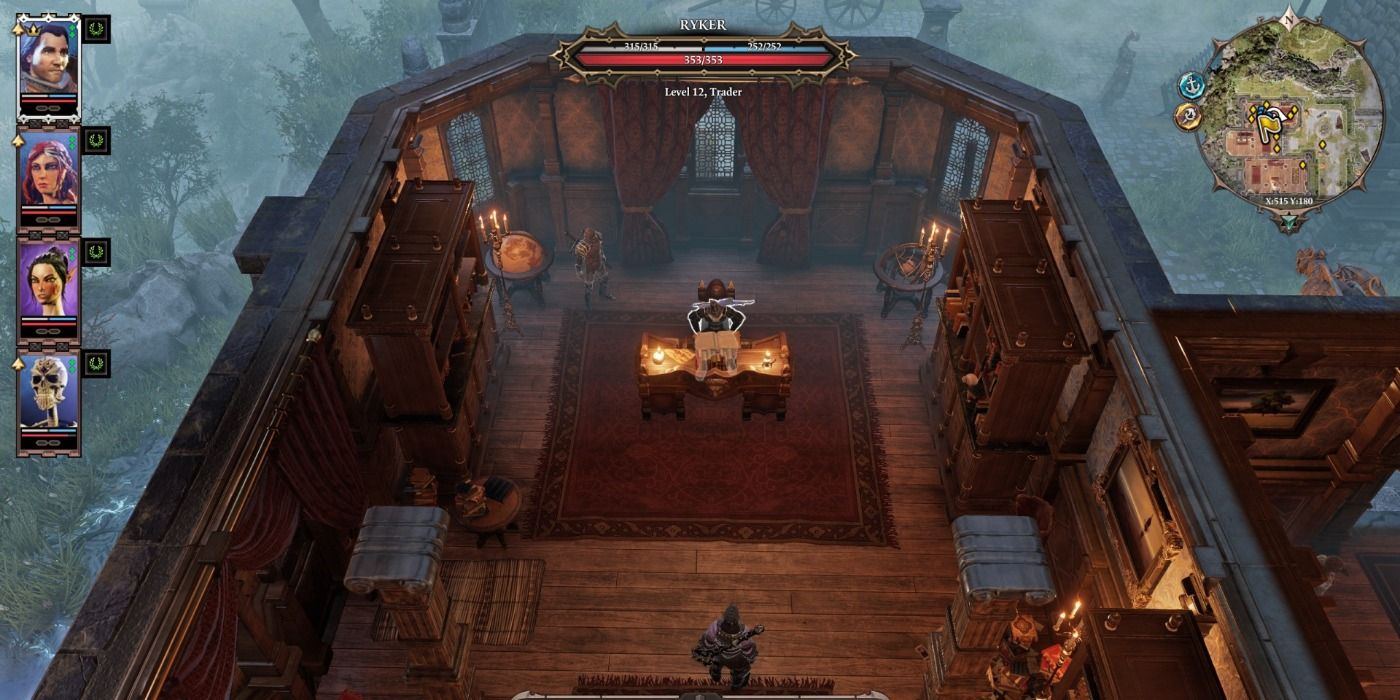 image of Ryker in his mansion in Divinity: Original Sin II