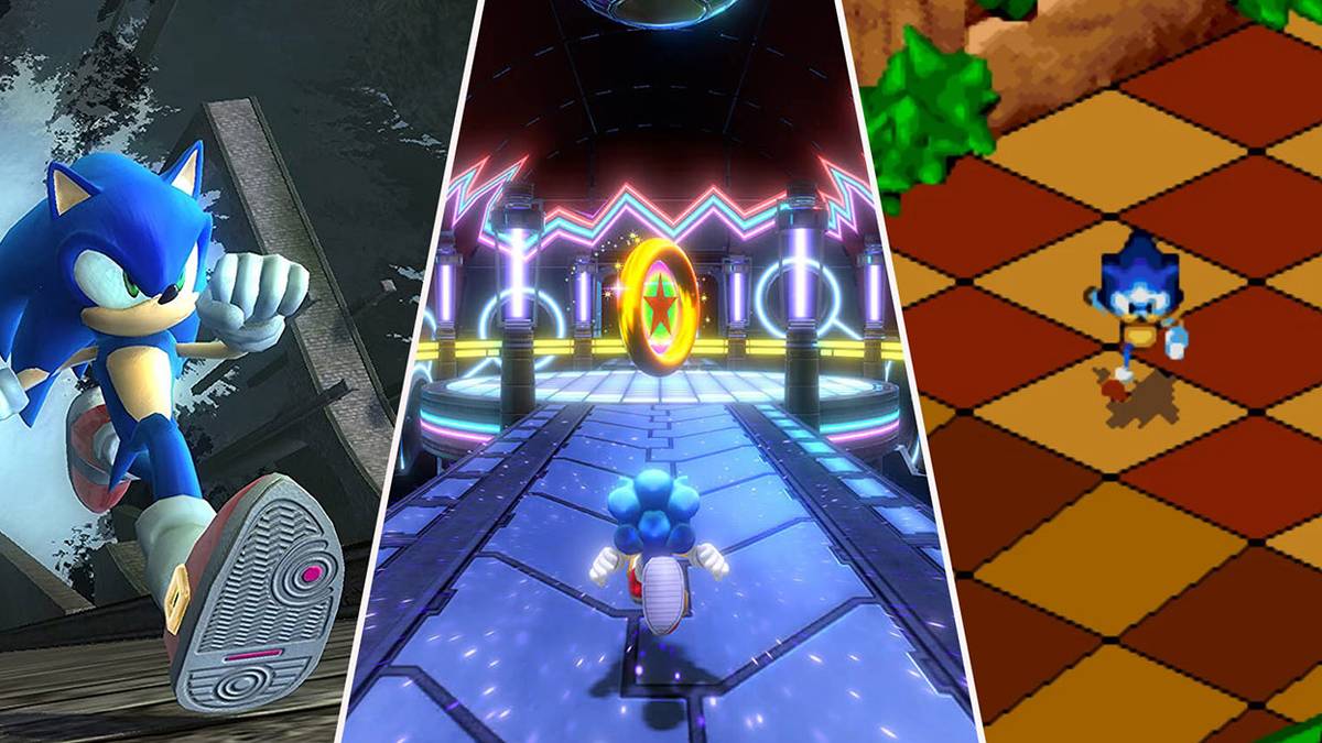 Sonic 2006, Sonic Colors, Sonic 3d blast