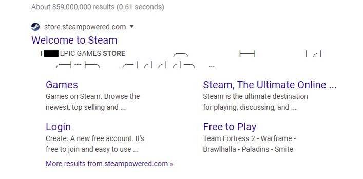 Steam Google