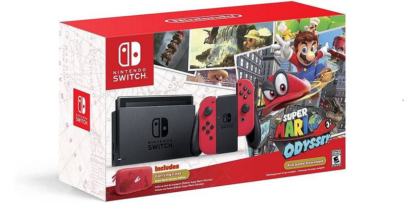 Super Mario Odyssey Nintendo Switch Console