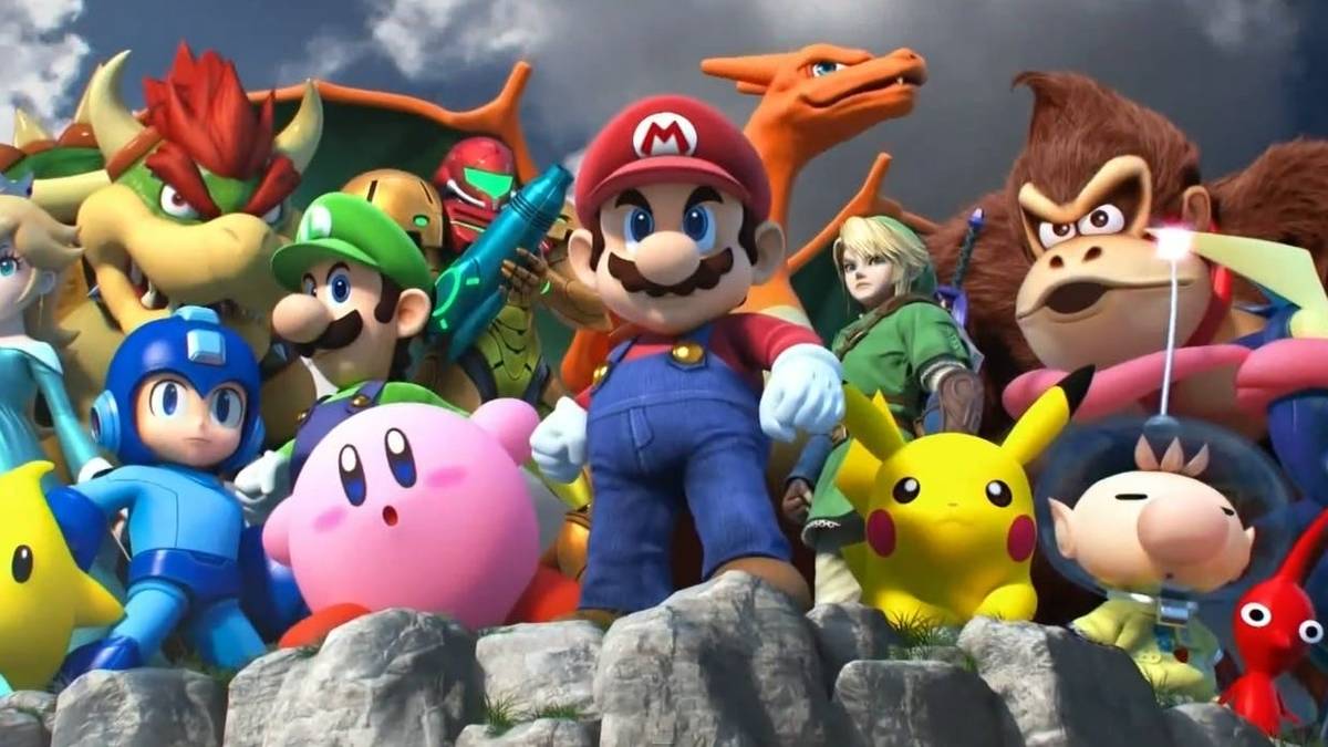 super smash bros mario