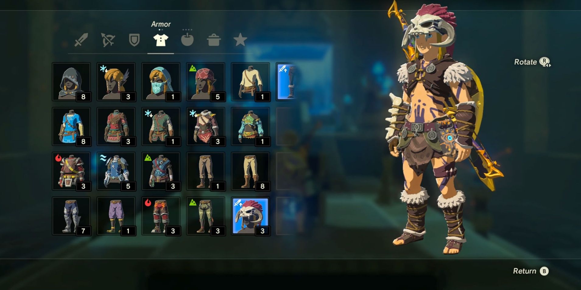 Barbarian Armor Zelda BOTW