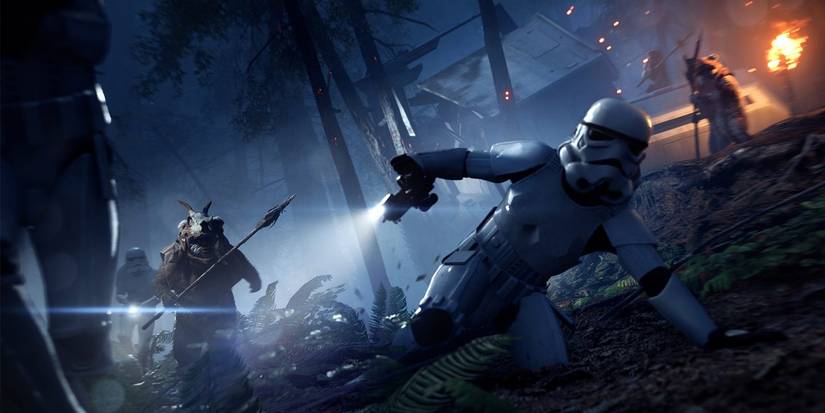 battlefront 2 Ewok battle
