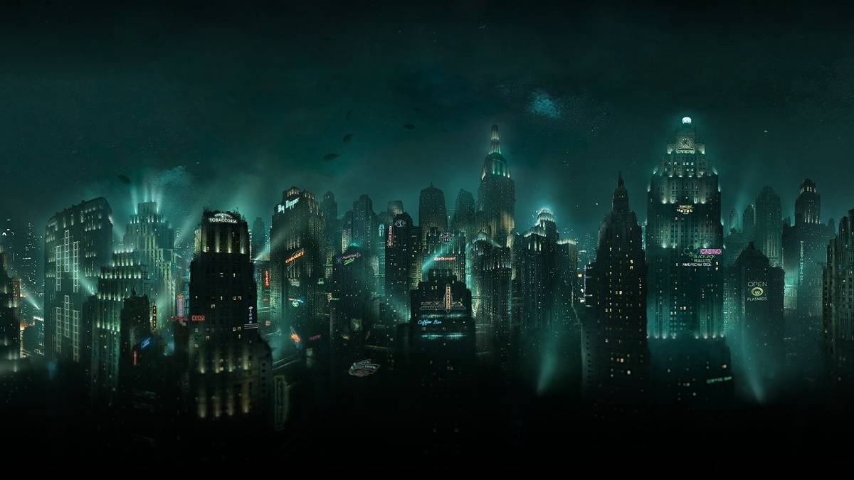bioshock wallpaper of rapture city