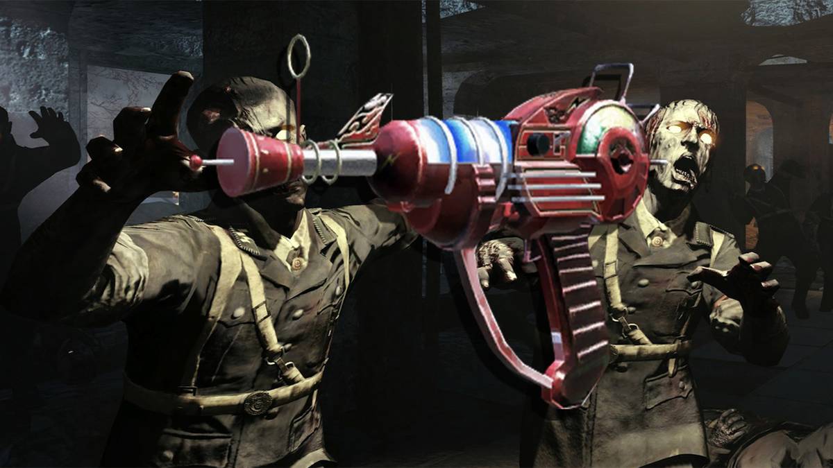 Call of Duty Zombies with Ray Gun overlay