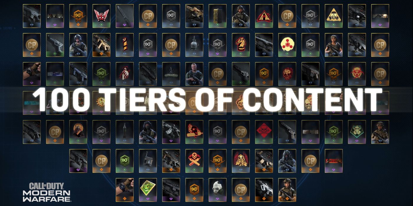 modern warfare 100 tiers of content battle pass