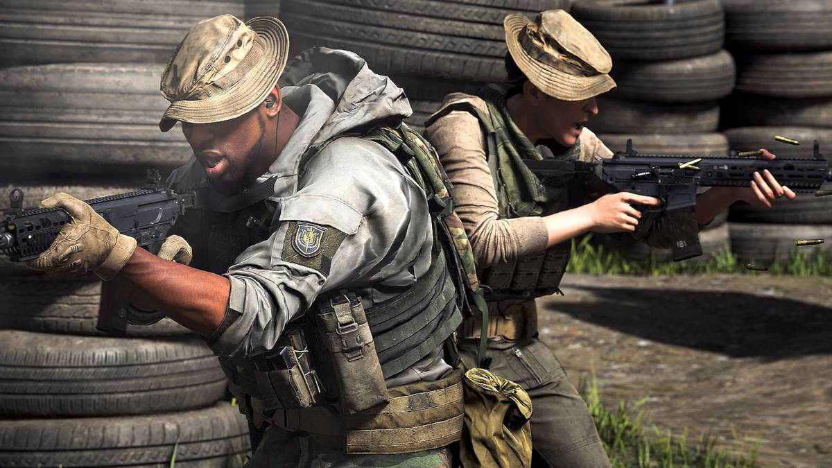 modern warfare gunfight screenshot