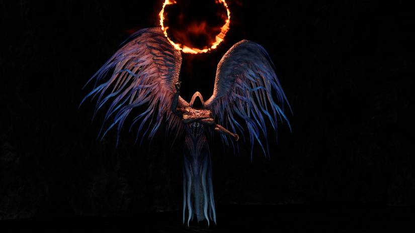 Darklurker Boss from Dark Souls 2 Scholar of the First Sin Optional Boss