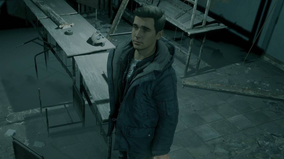 death of rose facing camera